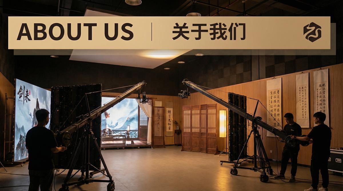 91影视传媒公司拍摄现场